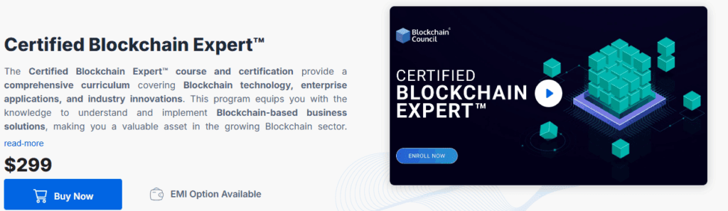 Certified Blockchain Expert