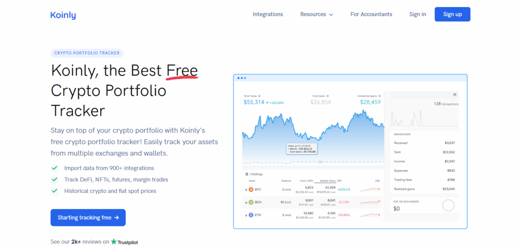 Koinly NFT Tracker