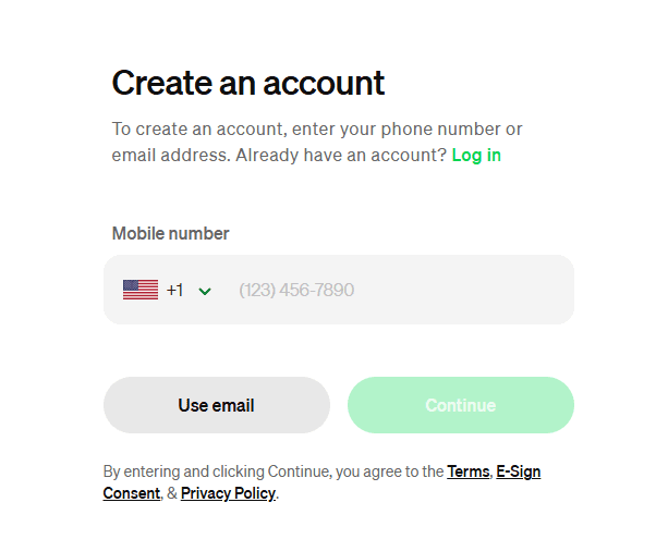 Sign Up