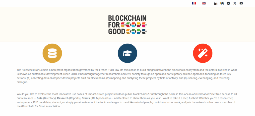 Blockchain for Good