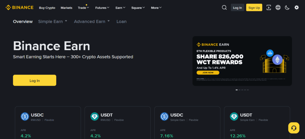 Binance DeFi Staking