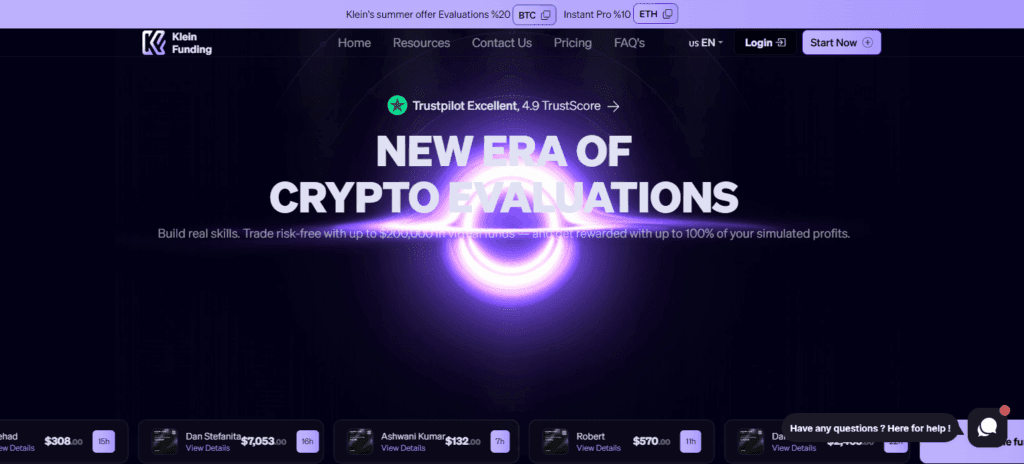 Klein Funding Crypto