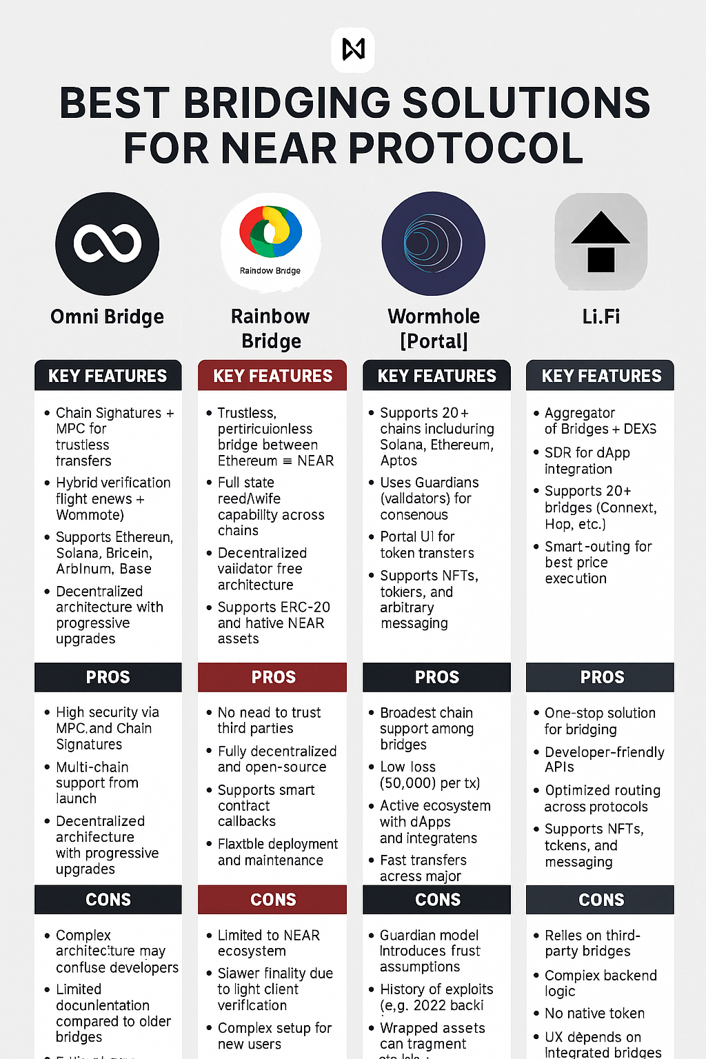 10 Best Bridging Solutions For Near Protocol