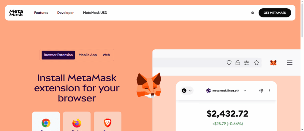 Step 1: Install and Open MetaMask