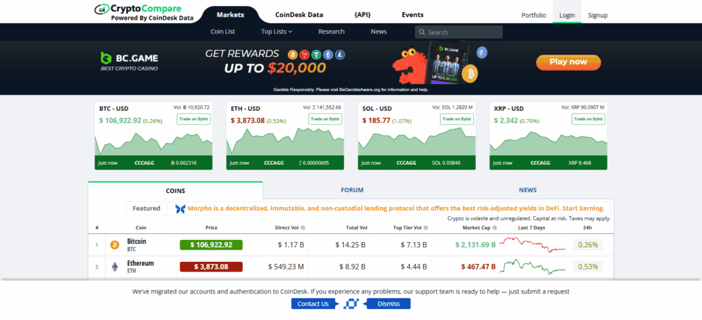 CryptoCompare
