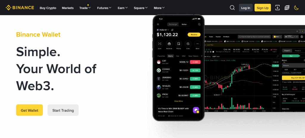 
DeFi & Staking Access: Enables users to stake assets and access DeFi.
Security Features: Transactions are safeguarded with two-factor authentication and multi-signature support.
2. 