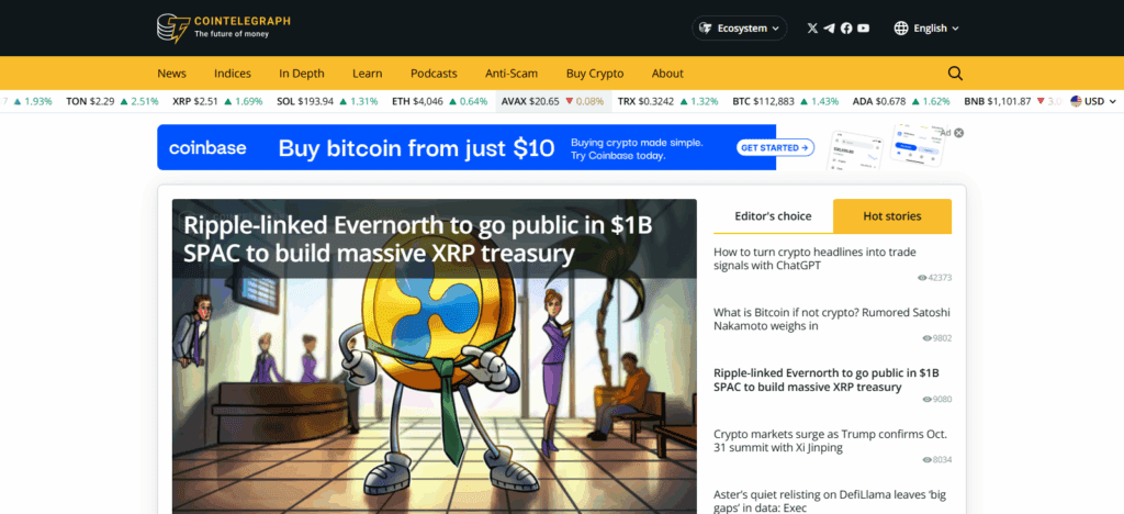 CoinTelegraph