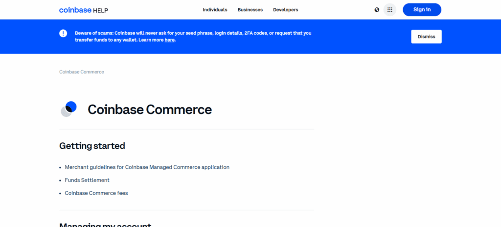 Coinbase Commerce