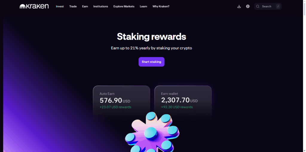 Kraken Staking