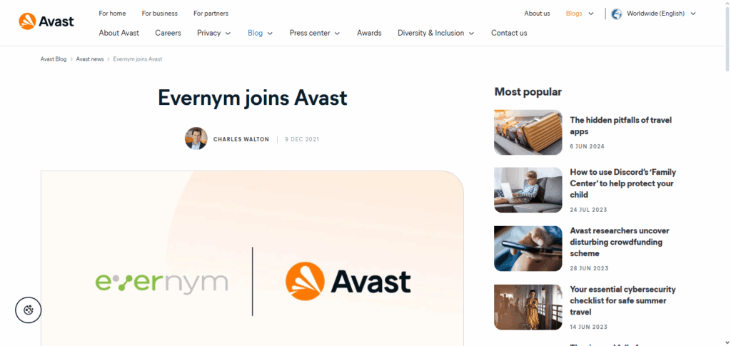Evernym (Avast/Gen)