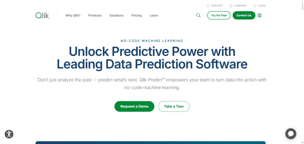 Qlik Sense + Predictive AI