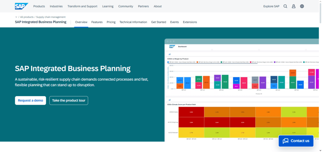 SAP Integrated Business Planning (IBP) + AI
