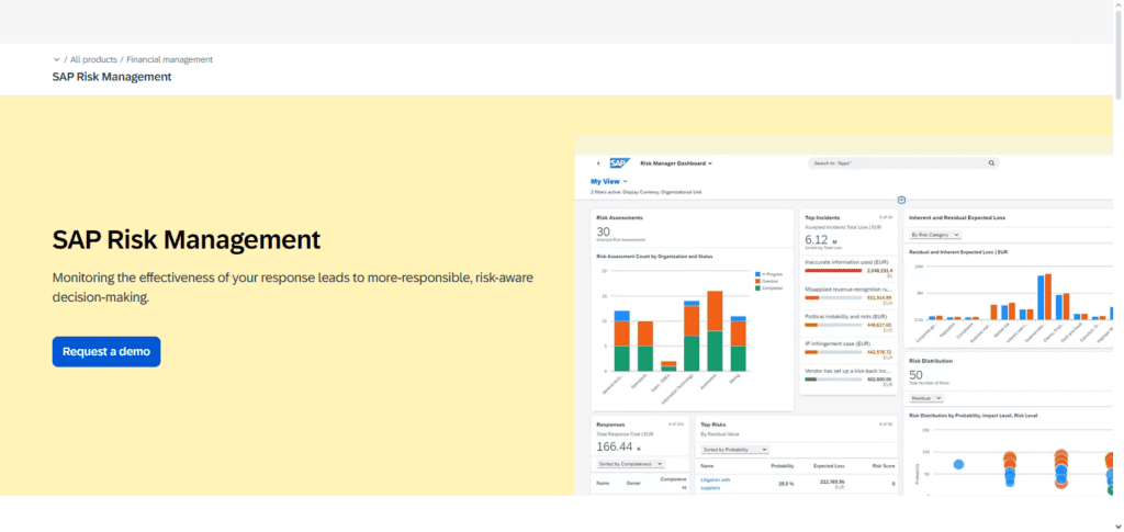 SAP Risk Management (SAP BTP + AI)