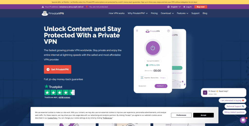 PrivateVPN 
