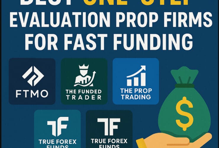 10 Best One-Step Evaluation Prop Firms for Fast Funding