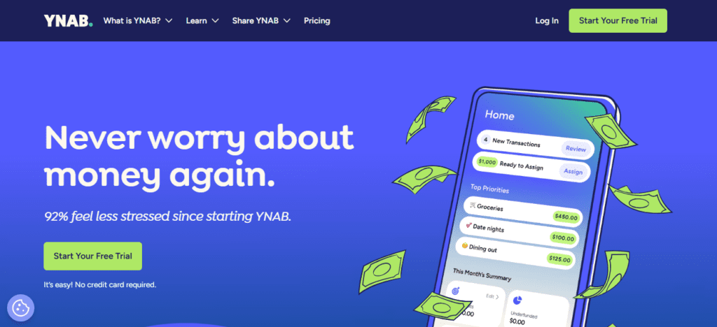 5. YNAB (You Need A Budget)