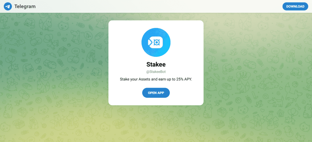 Stake Telegram Mini App