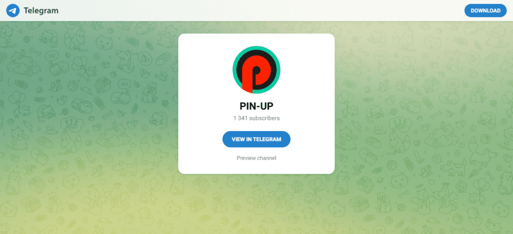 Pin-Up Casino Telegram Bot
