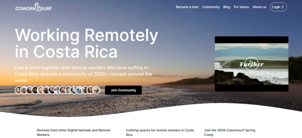 Coworksurf – Costa Rica