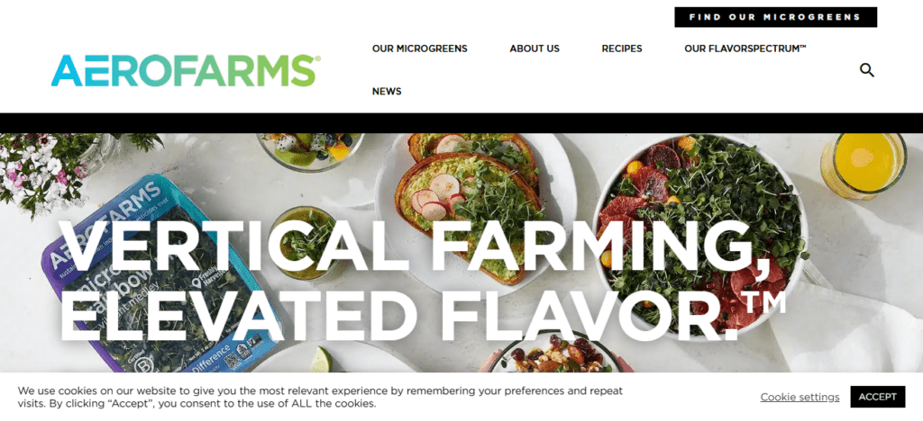 AeroFarms Vertical Farming System