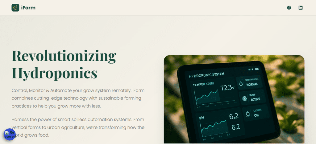 iFarm Vertical Farming System