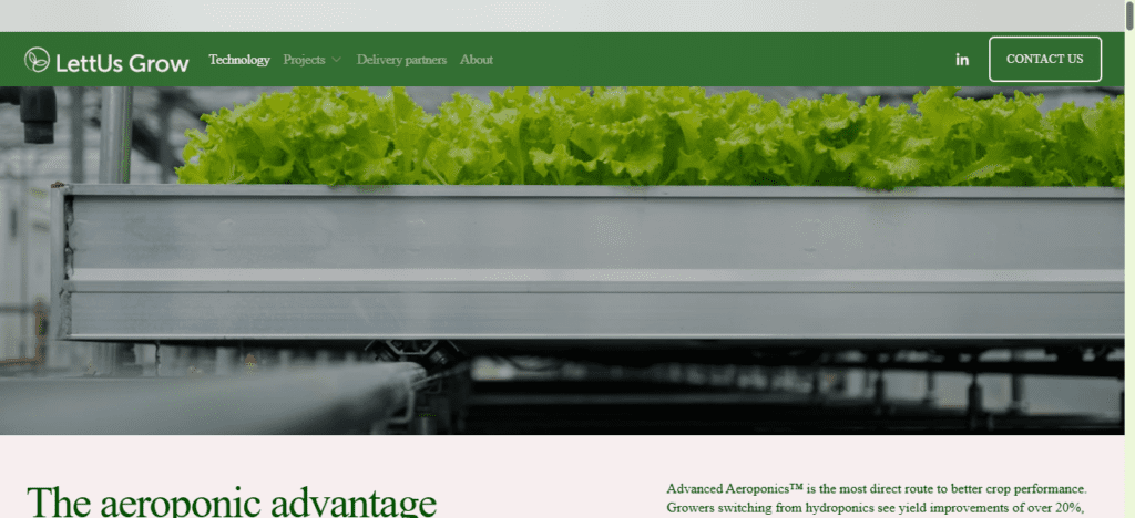 LettUs Grow Aeroponic System