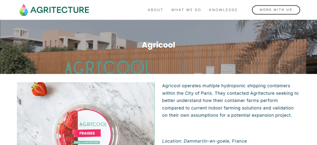 Agricool Indoor Farming System