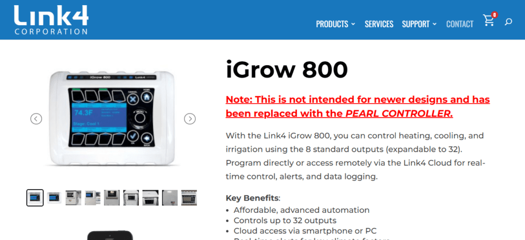 Link4 iGrow 800