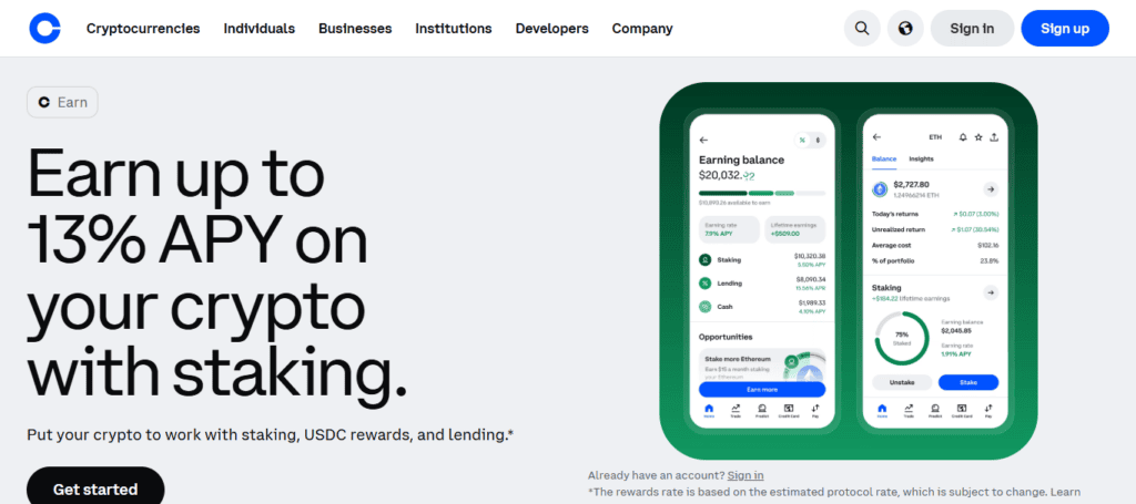 Coinbase Staking