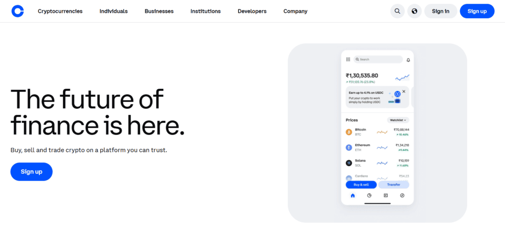 Coinbase Exchange