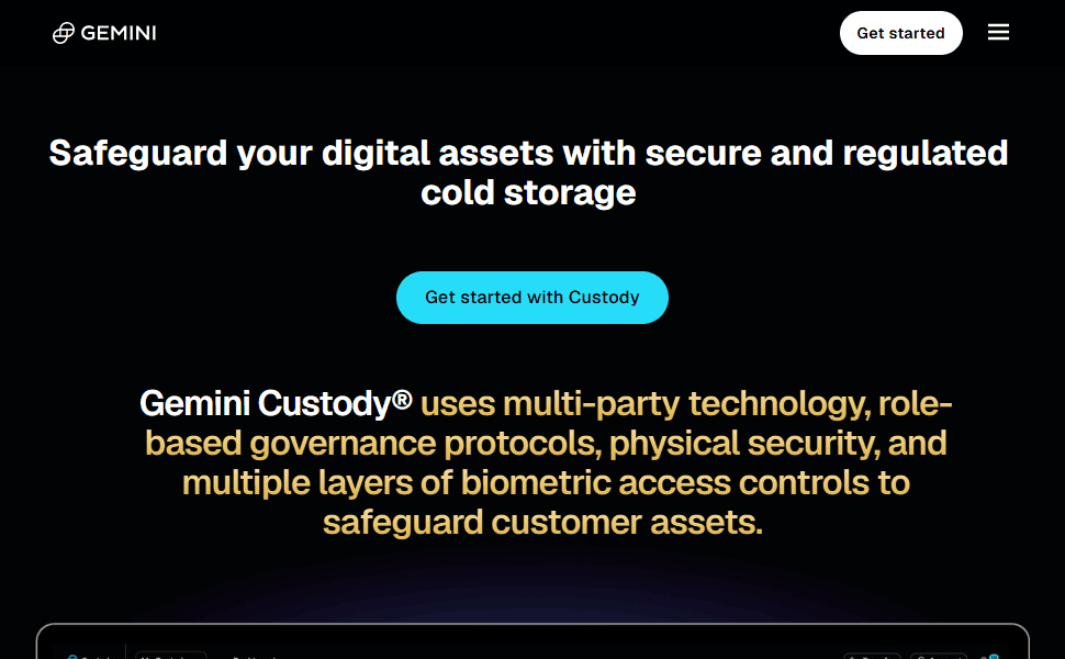 Gemini Custody