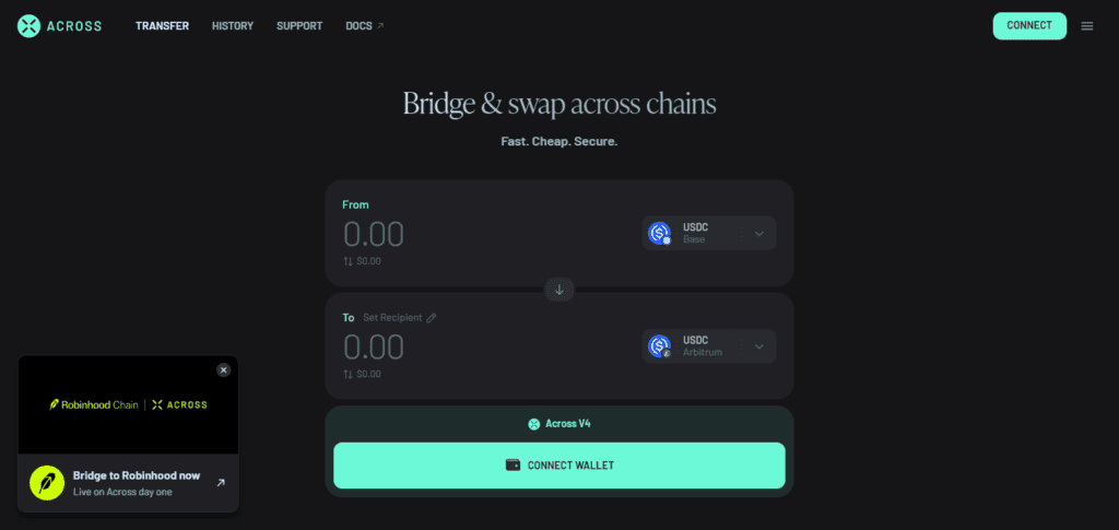 Across Protocol API
