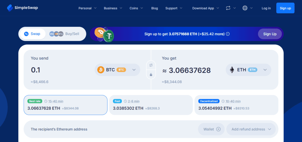 SimpleSwap