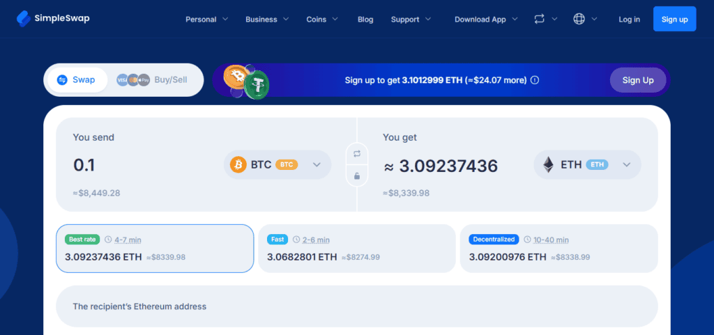 SimpleSwap