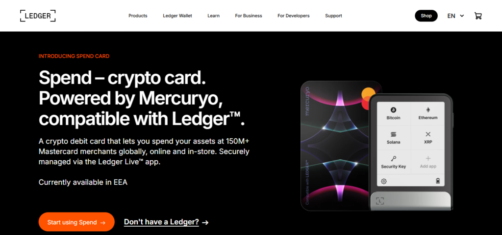 Ledger Spend Card